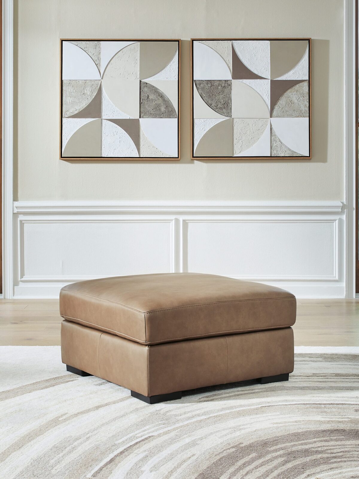 Veronella - Oversized Accent Ottoman - Sahara - Image 2