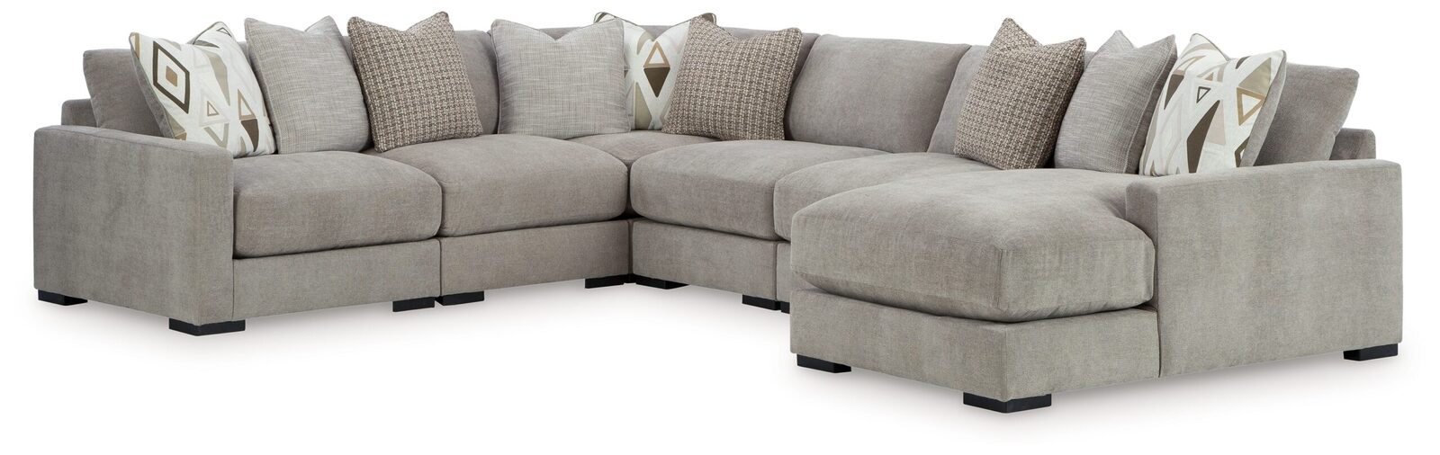 Aslan Court - Sectional With Ottoman Set - Image 12
