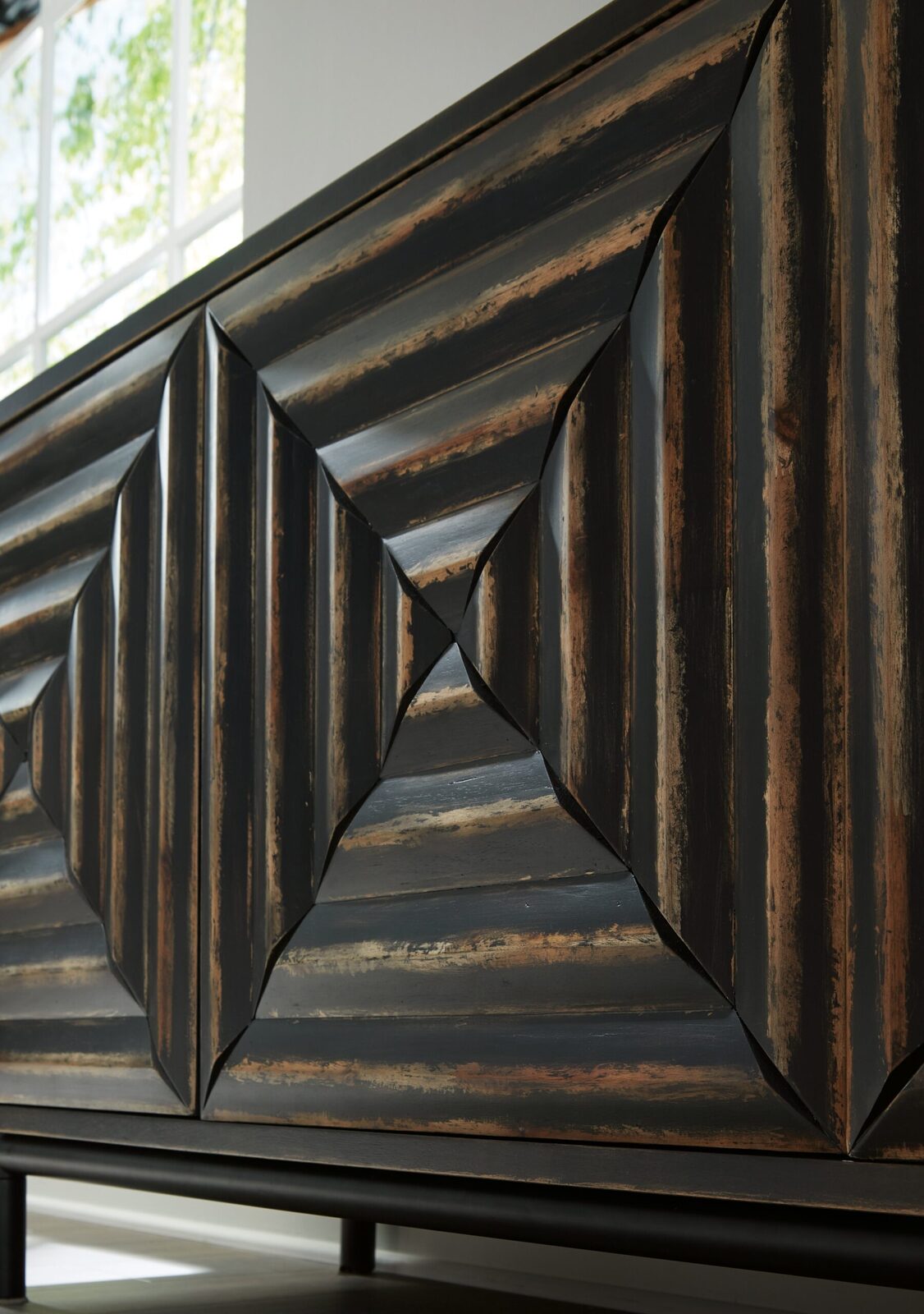Fair Ridge - Accent Cabinet - Distressed Black - Image 7