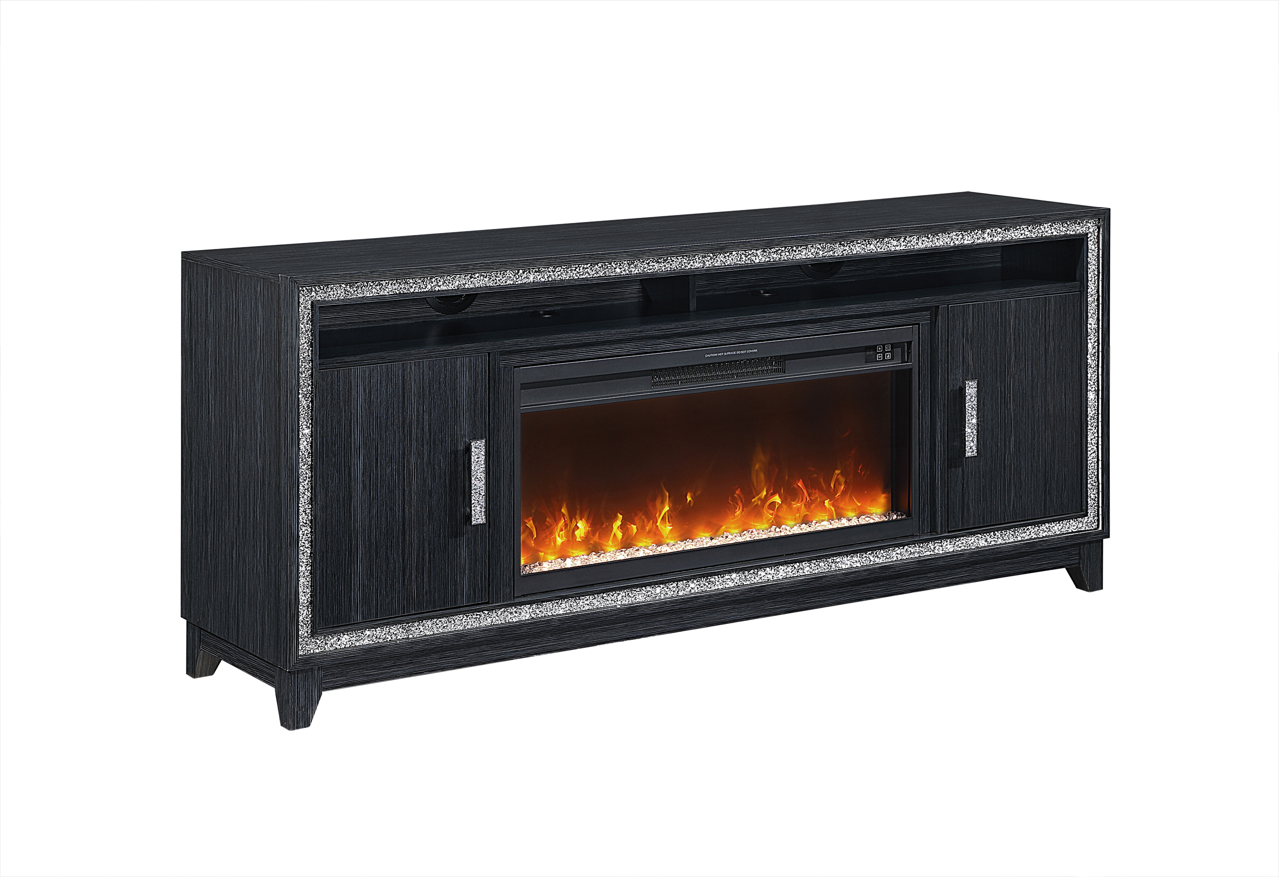 Lily - 72" Entertainment Unit With LED, Speakers, Crystal Inserts - Image 10