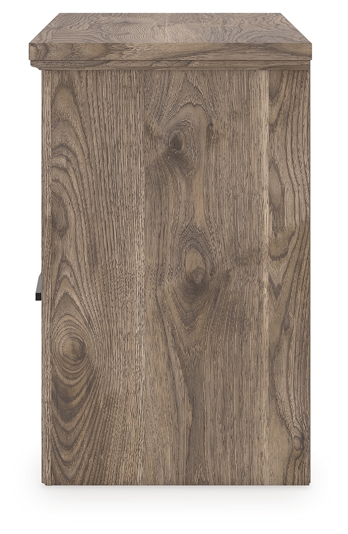 Rusticott - Two Drawer Night Stand - Brown - Image 8