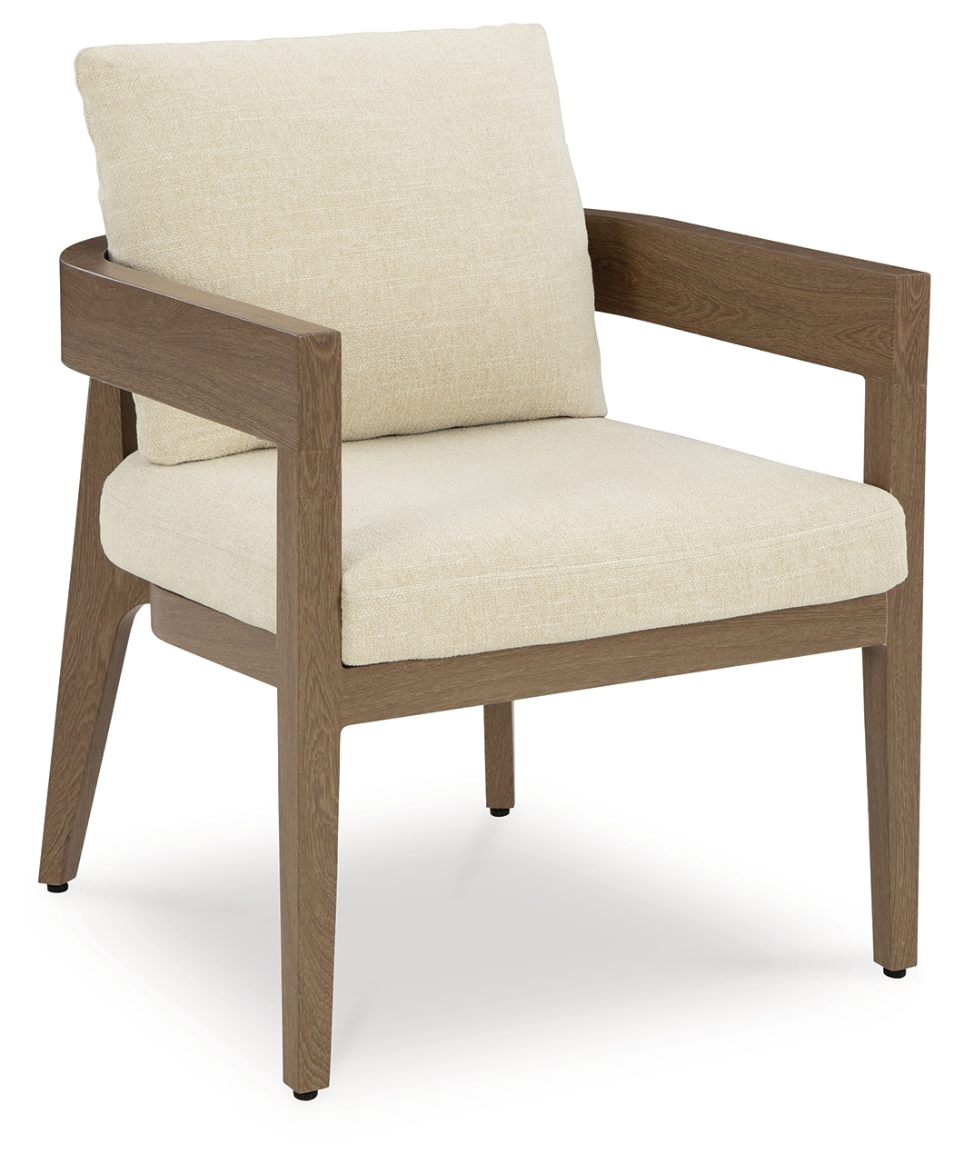 Serene Bay - Arm Chair With Cushion (Set of 2) - Dark Brown / White - Image 3