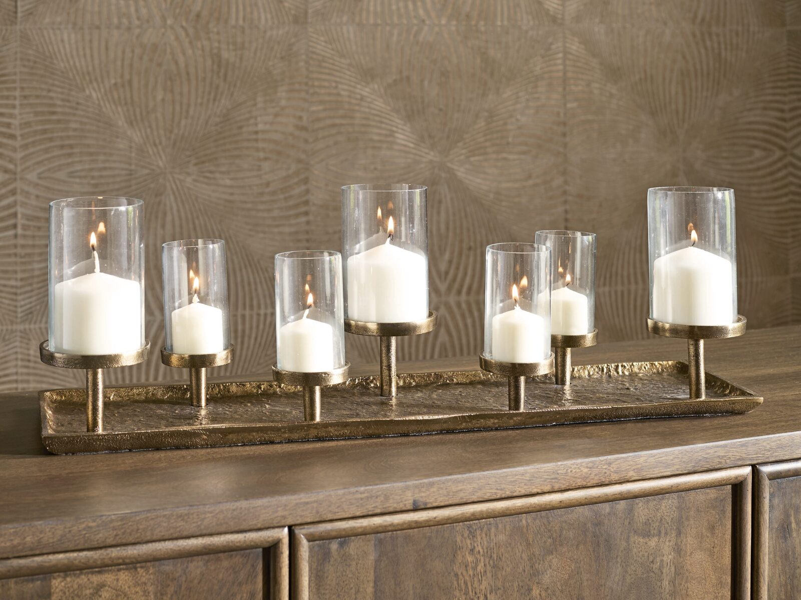 Wallmond - Candle Holder - Antique Brass Finish - Image 2