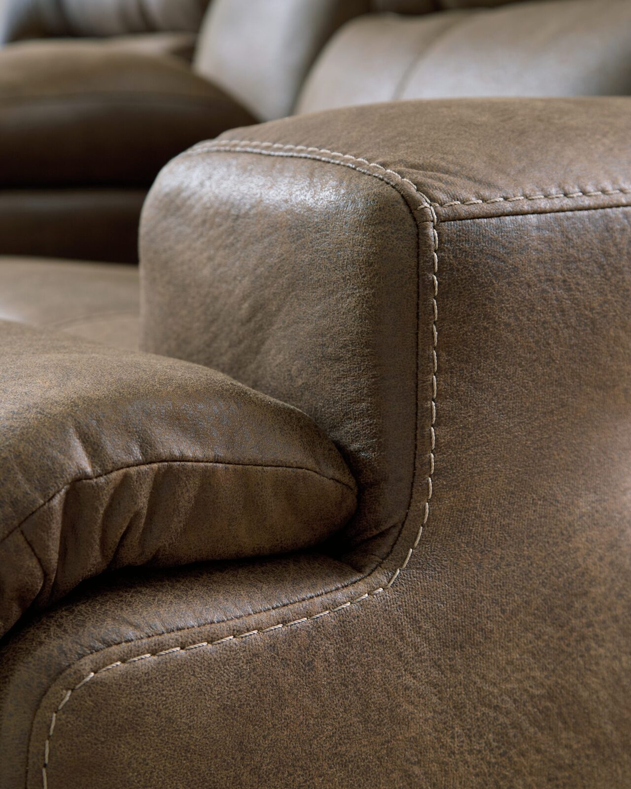 Beckley Place - Power Recliner With Adjustable Headrest - Earth - Image 10