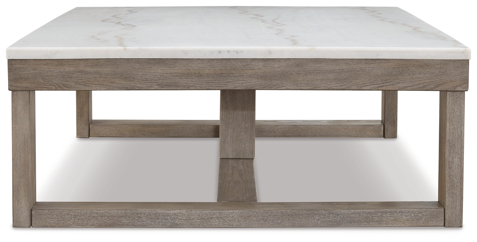 Loyaska - Rectangular Cocktail Table - Brown / Ivory - Image 5