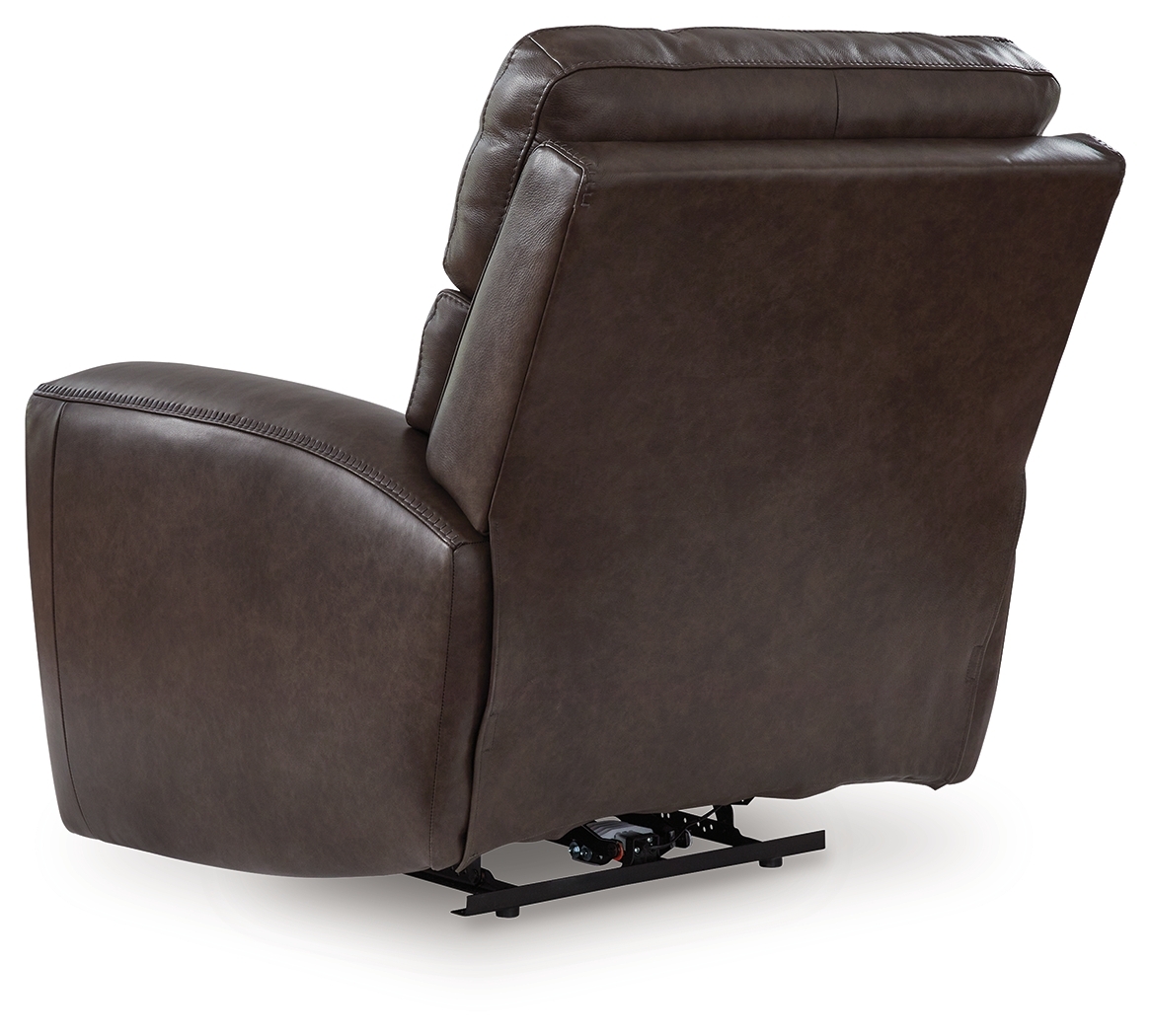 Crossplex - Power Recliner / Adjustable Headrest - Smoke - Image 6