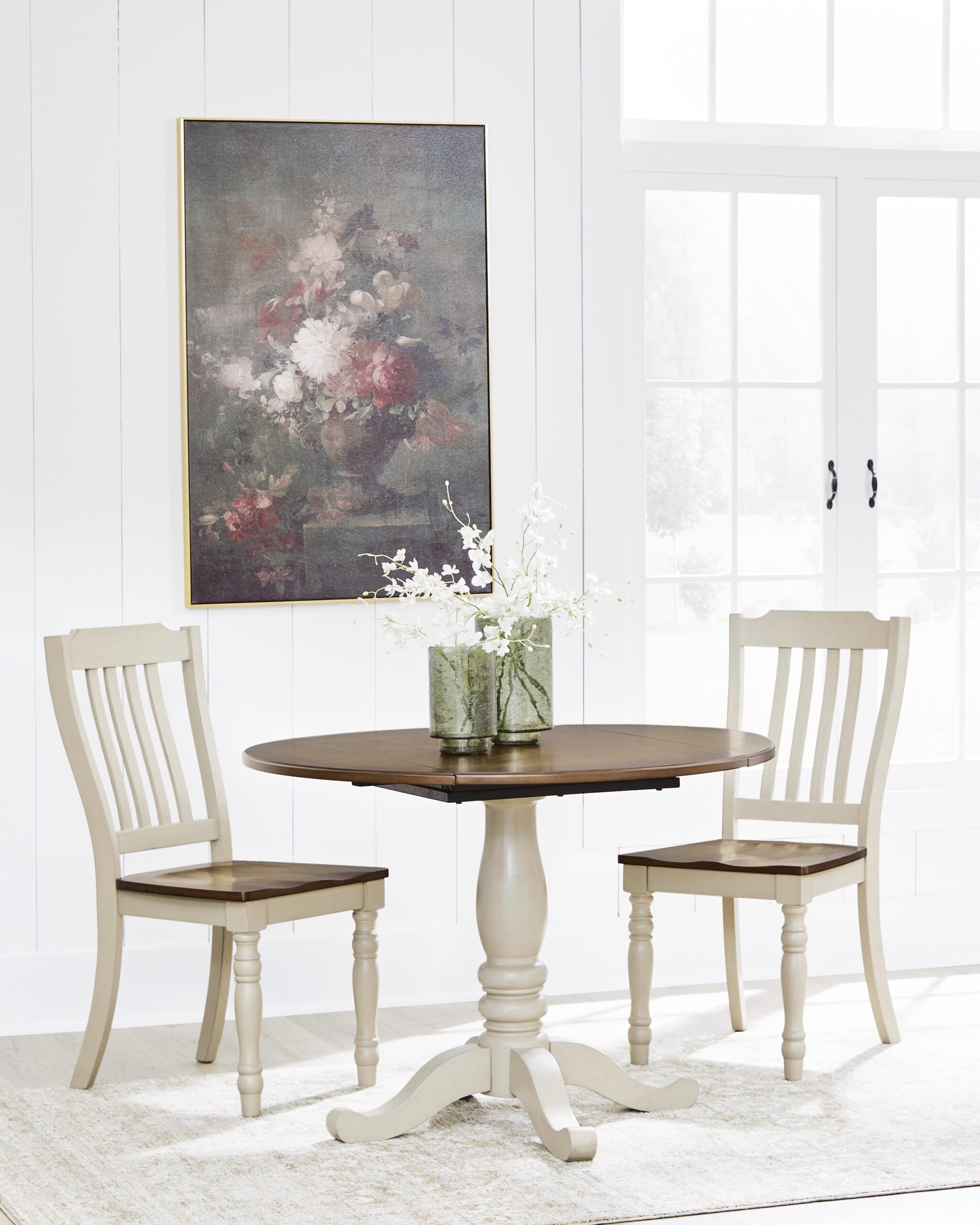 Wirloni - Dining Room Side Chair (Set of 2) - Antique White / Brown - Image 2
