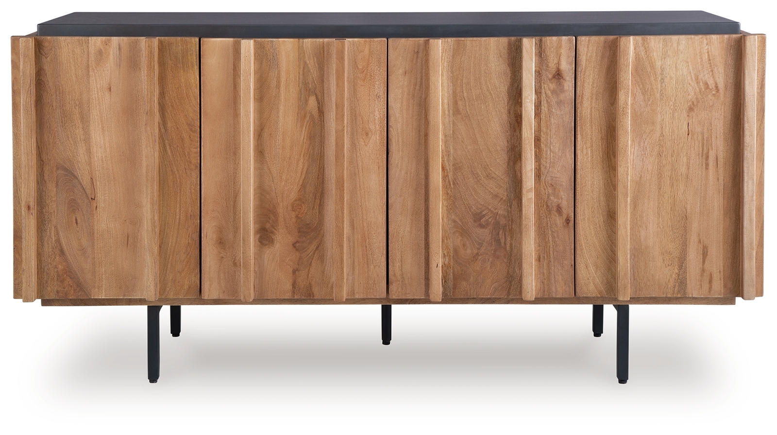 Quintavious - Accent Cabinet - Brown / Charcoal - Image 4