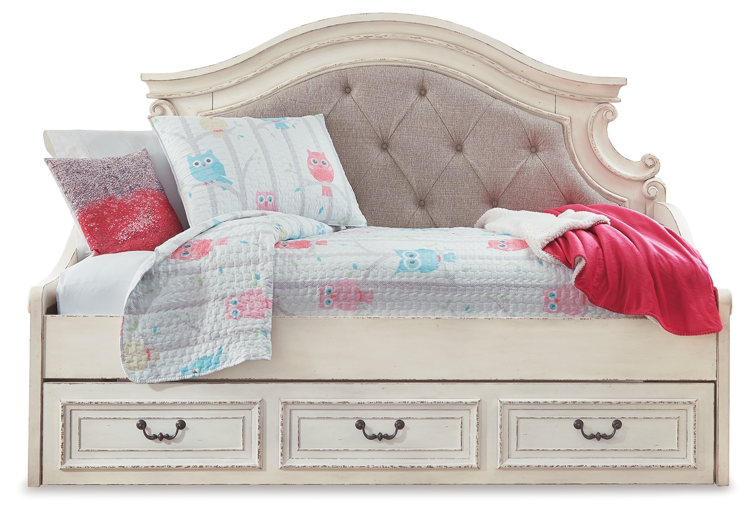 Realyn - Twin Day Bed - Chipped White - Image 4