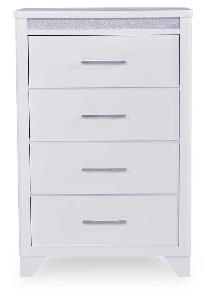 Jarlee - Four Drawer Chest - White - Image 4