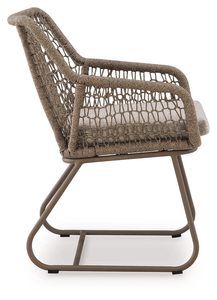 Majors Beach - Outdoor Table And 2 Chairs (Set of 3) - Beige - Image 6