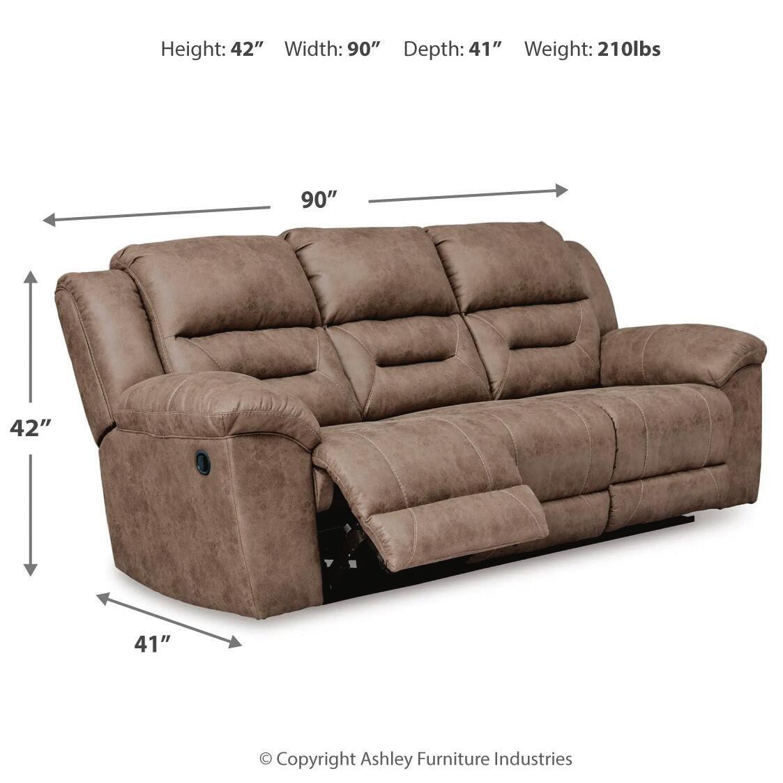 Stoneland - Reclining Sofa - Image 5