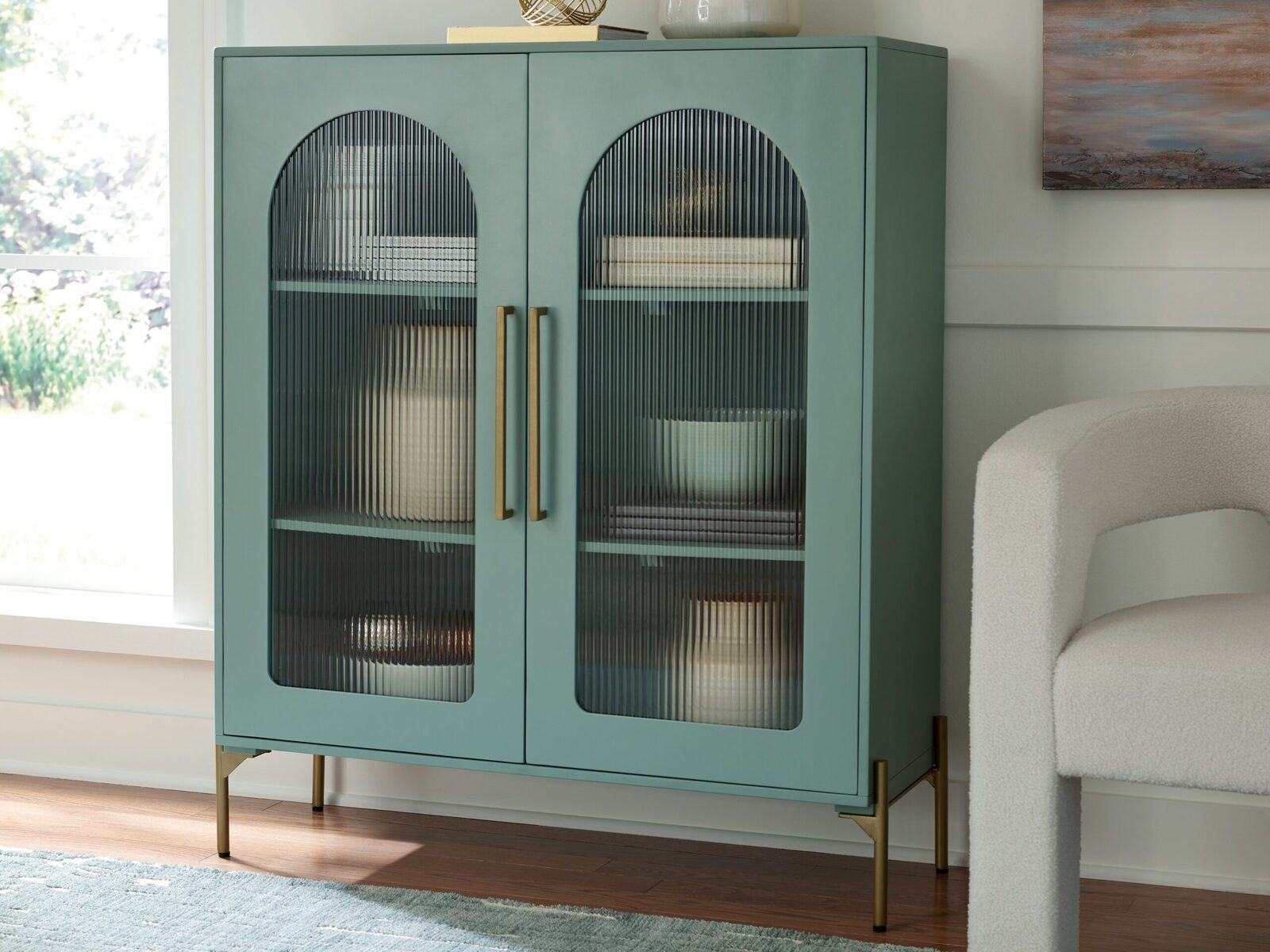 Adwen - Accent Cabinet - Light Green - Image 2
