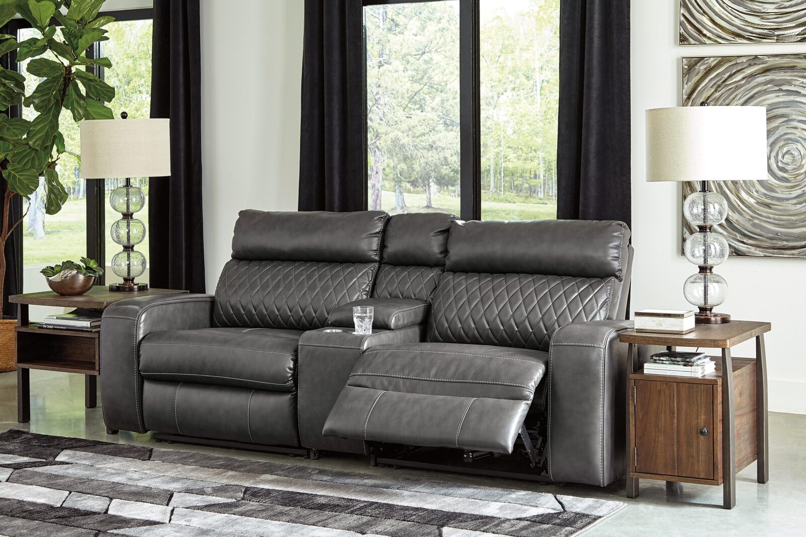 Samperstone - Power Reclining Sectional - Image 27