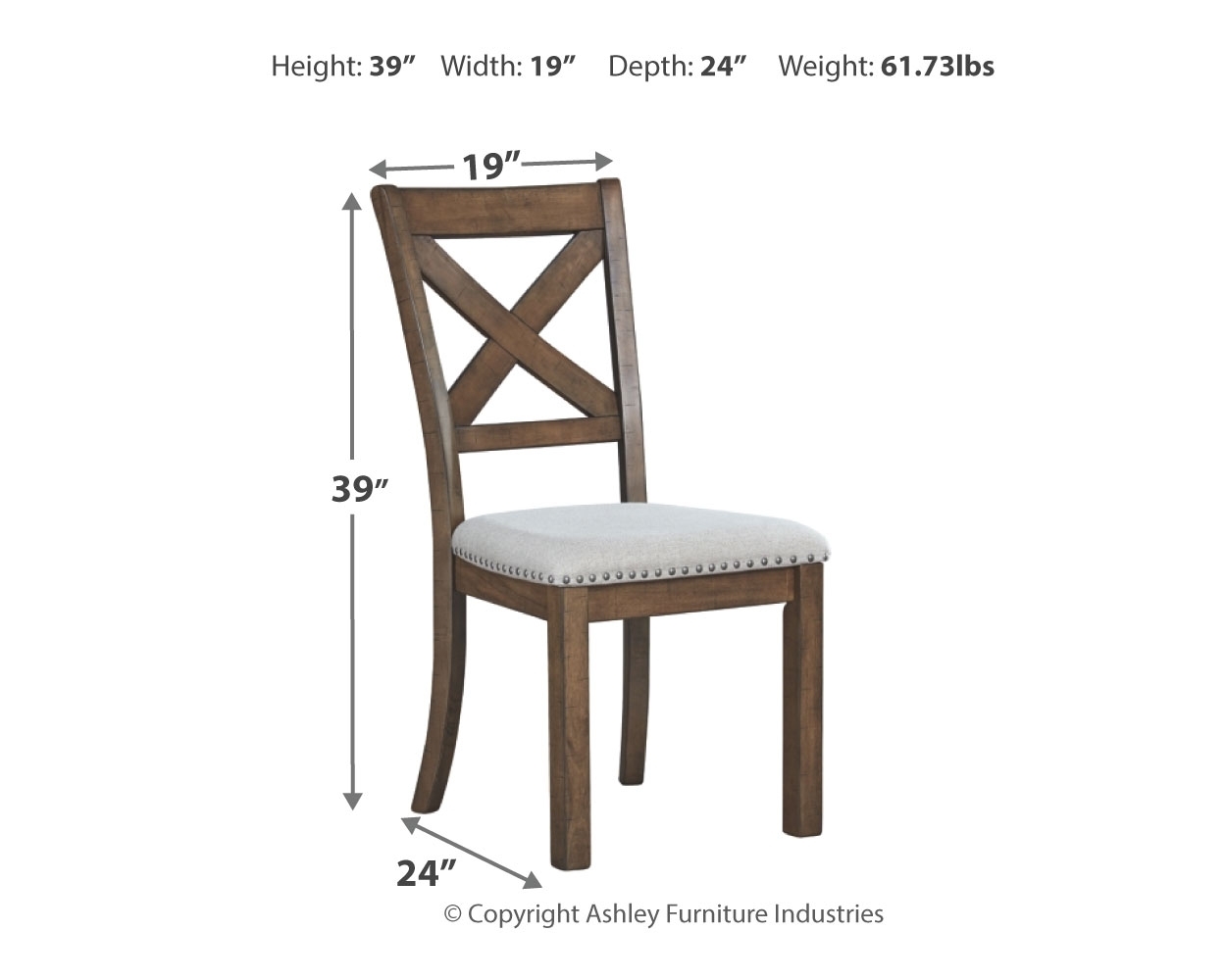 Moriville - Dining UPH Side Chair (Set of 2) - Beige - Image 5