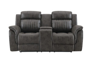 U8517 - Console Reclining Loveseat - Gray
