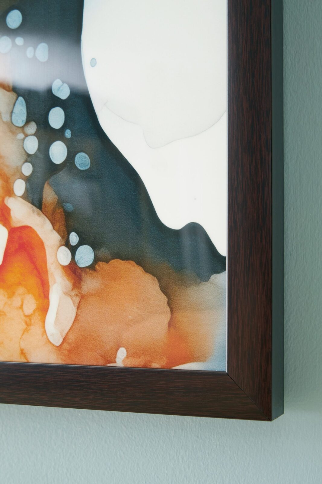 Foxenburg - Wall Art - Blue / Amber / White - Image 8