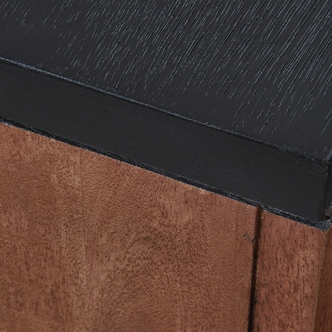 Kallari - Chair Side End Table - Warm Brown / Black - Image 8