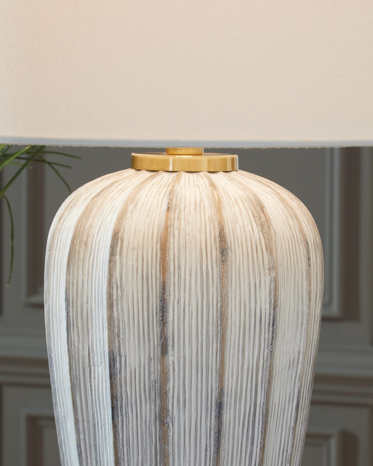 Lanwell - Poly Table Lamp - Antique Gray - Image 3