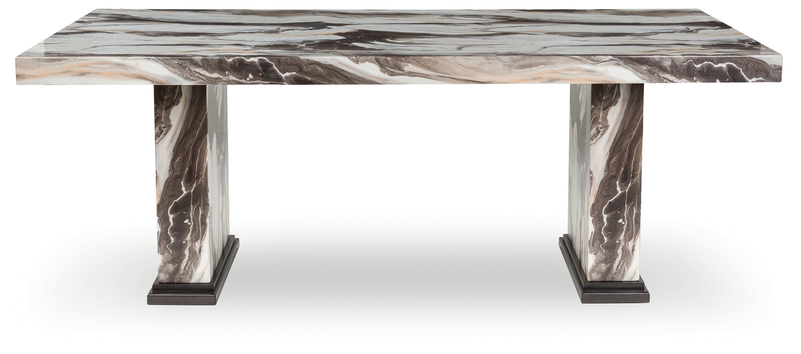 Jeshina - Dining Table - Dark Brown / Beige - Image 3