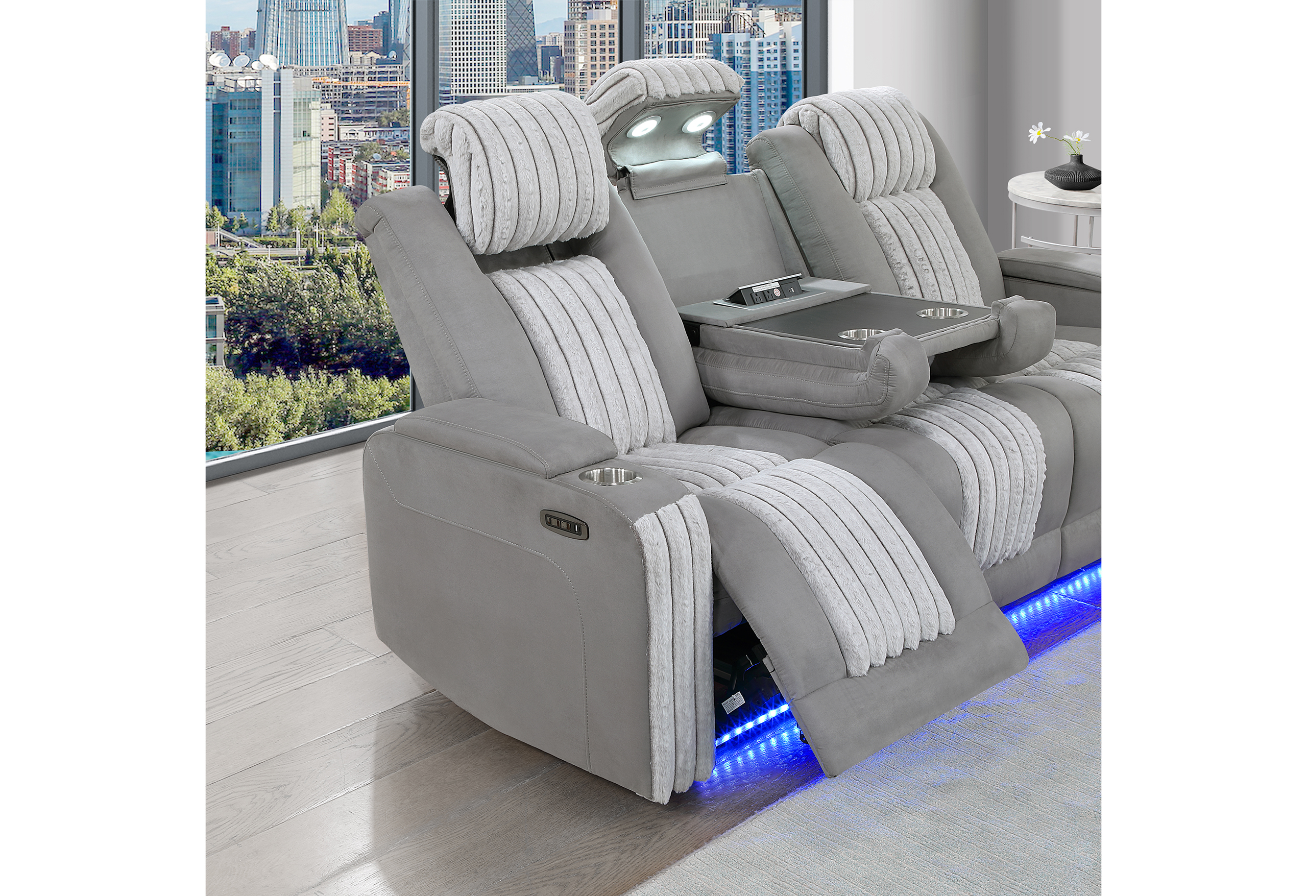 U8000 - Living Room Set - Gray - Image 6