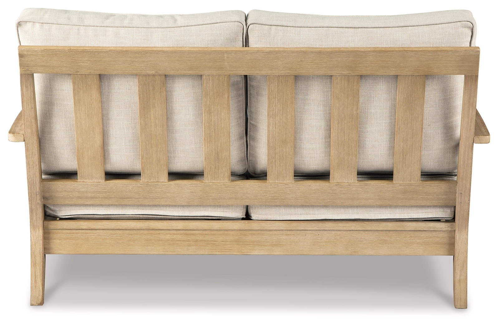 Clare View - Loveseat w/Cushion - Beige - Image 6