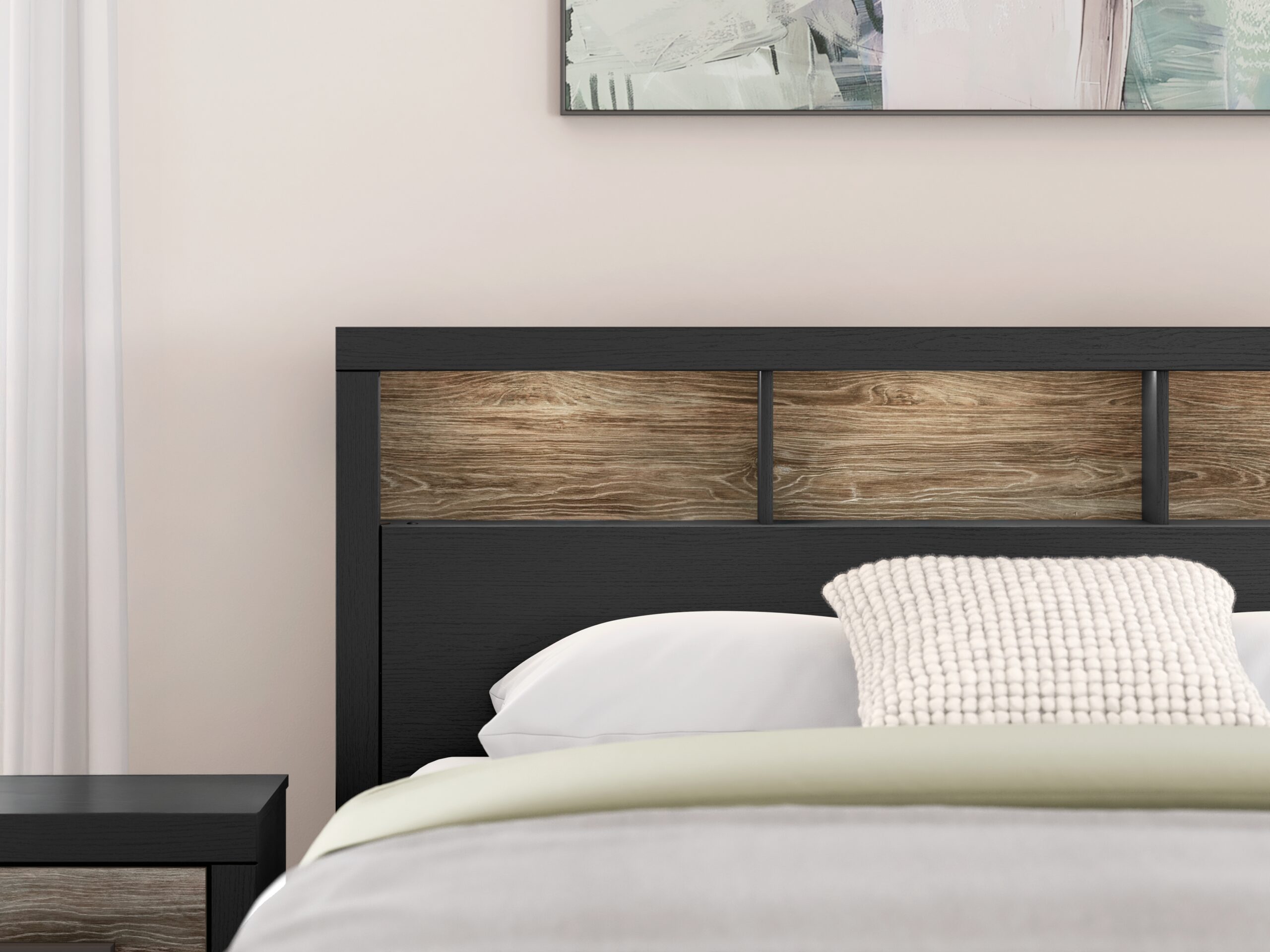 Broachmyn - Lighted Bookcase Panel Bed - Image 11