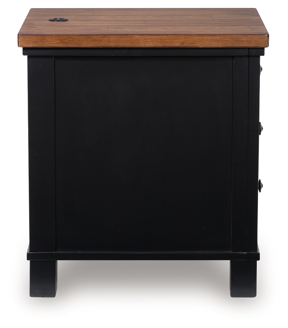 Wildenauer - Chair Side End Table - Brown / Black - Image 5