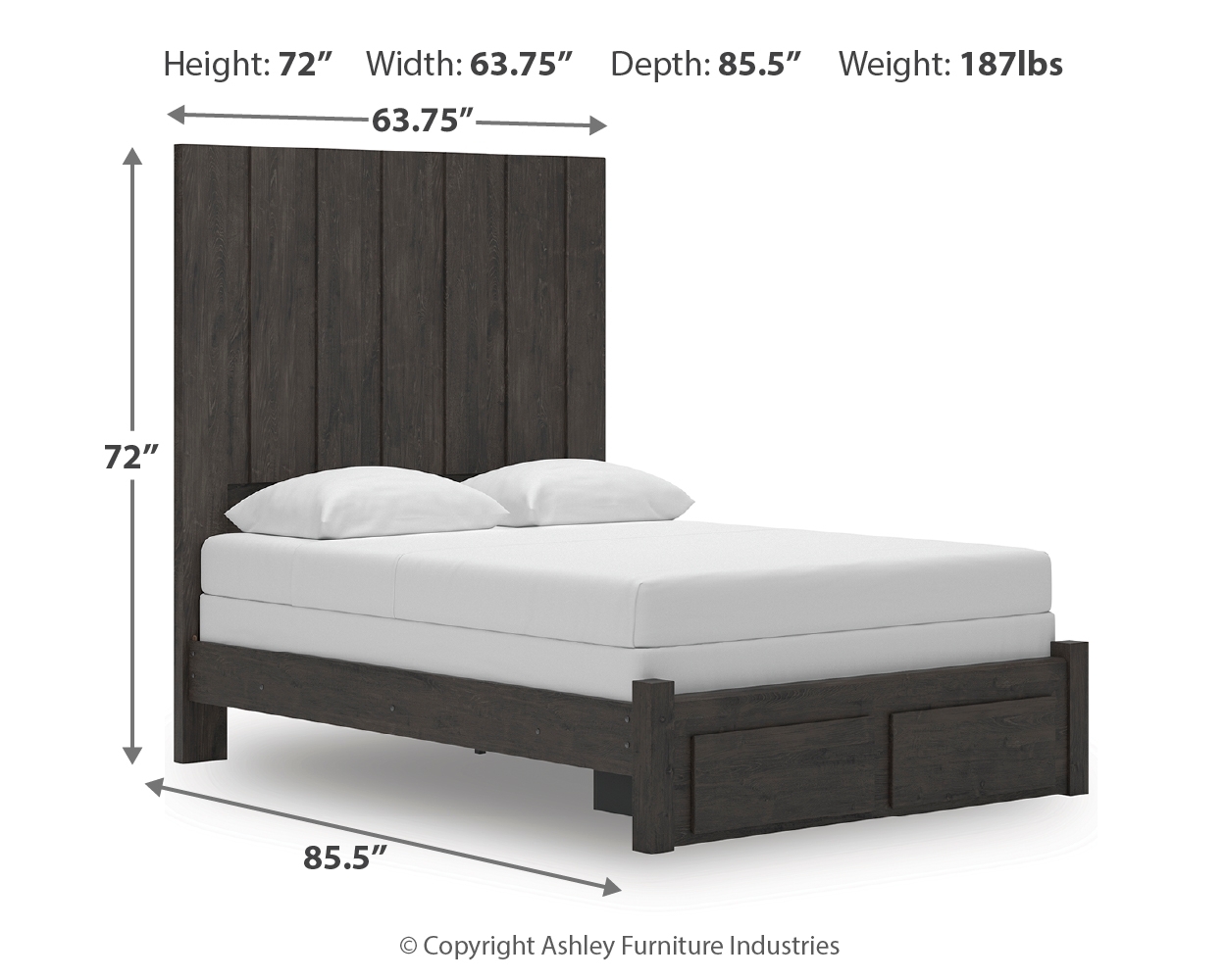 Fraluna - Panel Storage Bed - Image 5