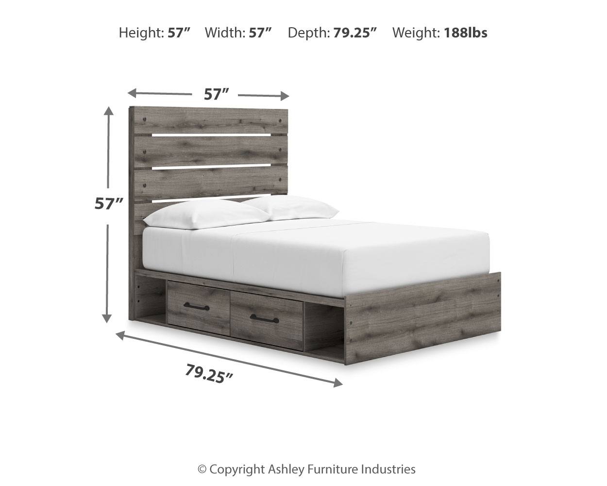 Graystorm - Panel Storage Bed - Image 5