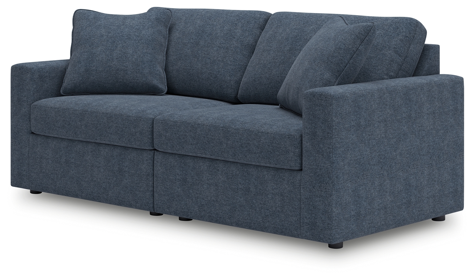 Modmax - 2-Piece Sectional Loveseat - Fabric - Ink - Image 4