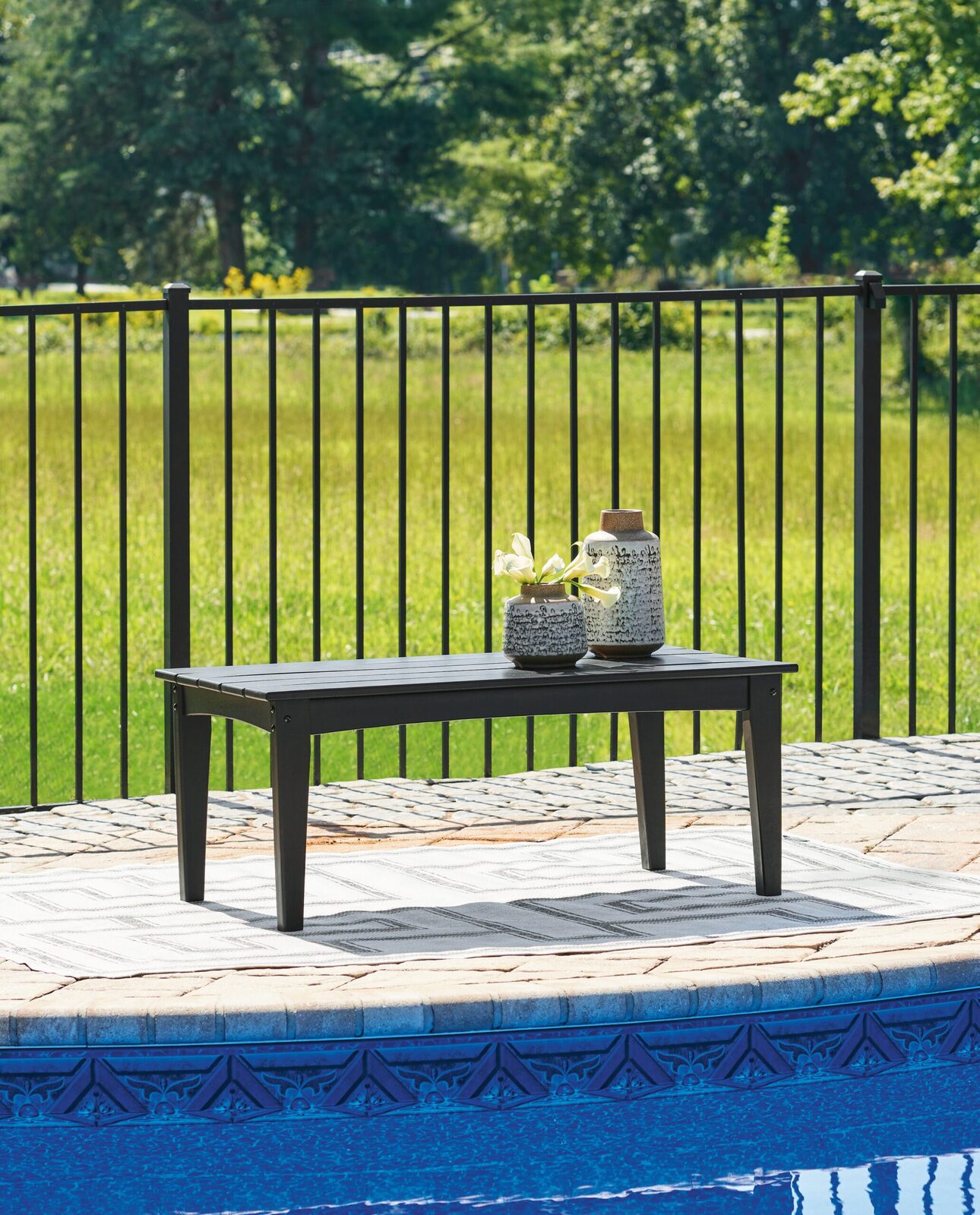 Hyland Wave - Rectangular Cocktail Table - Image 4