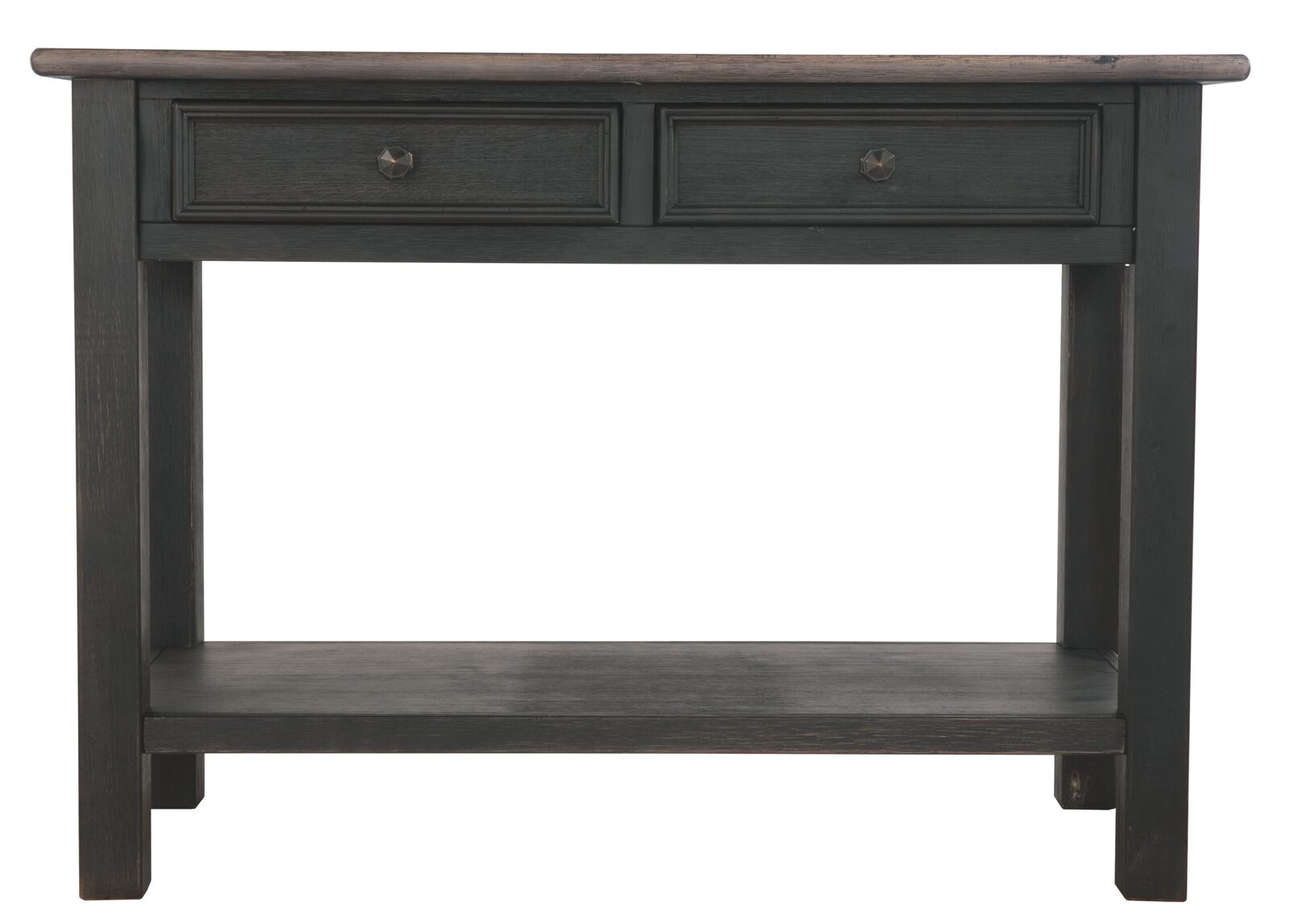 Tyler Creek - Sofa Table - Grayish Brown / Black - Image 4