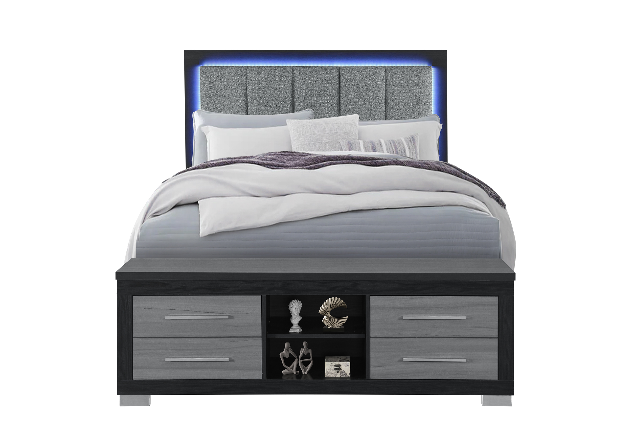 Emma - Bed With LED And USB - Image 4