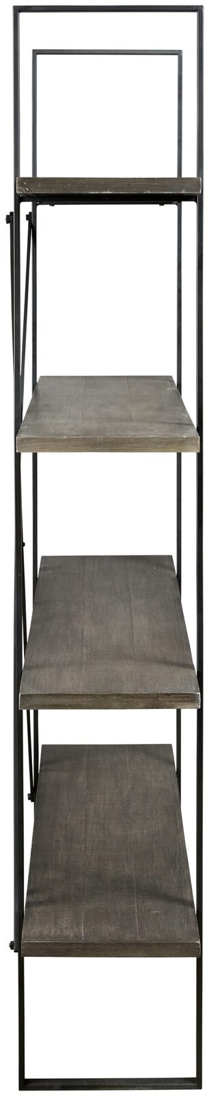Gilesgrove - Bookcase - Black / Gray - Image 5