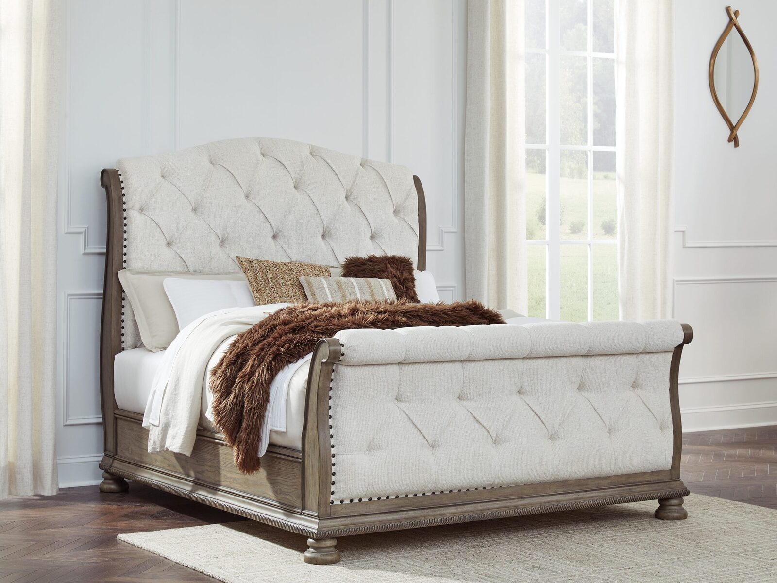 Ardenfield - Upholstered Sleigh Bed - Image 7