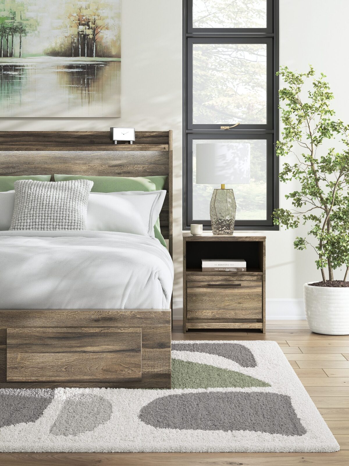 Elbrim - One Drawer Night Stand - Brown - Image 10