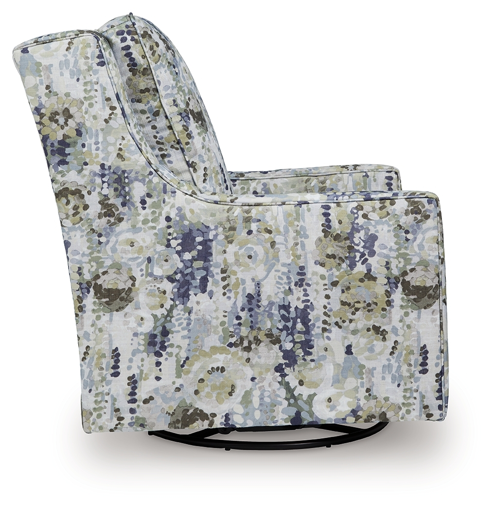 Dustinford - Swivel Glider Accent Chair - Multi - Image 4