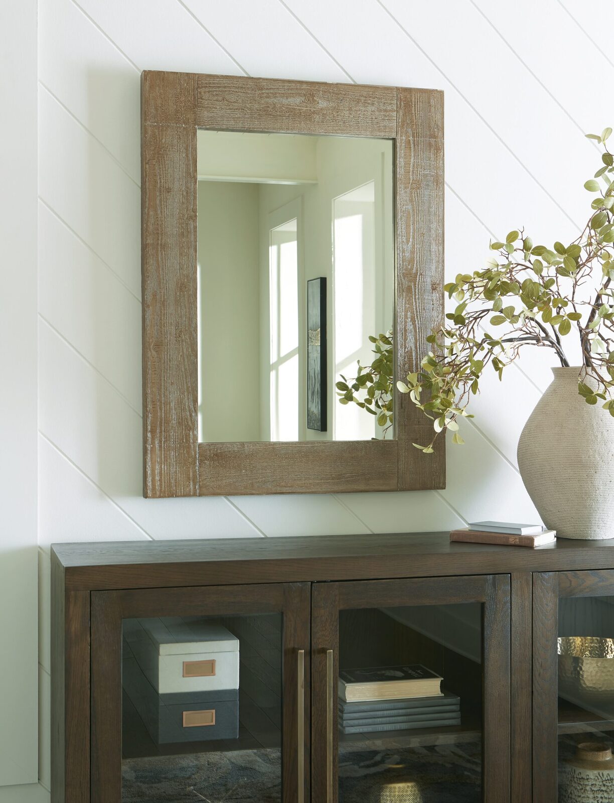 Waltleigh - Accent Mirror - Distressed Brown - Image 2