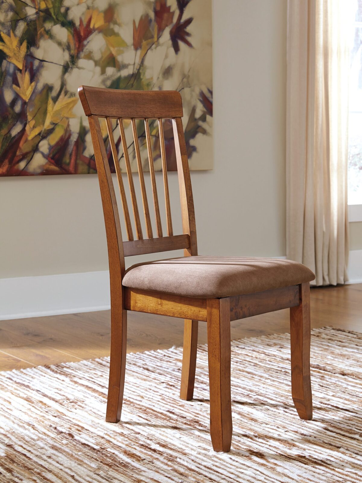 Berringer - Dining UPH Side Chair (Set of 2) - Rustic Brown - Image 4