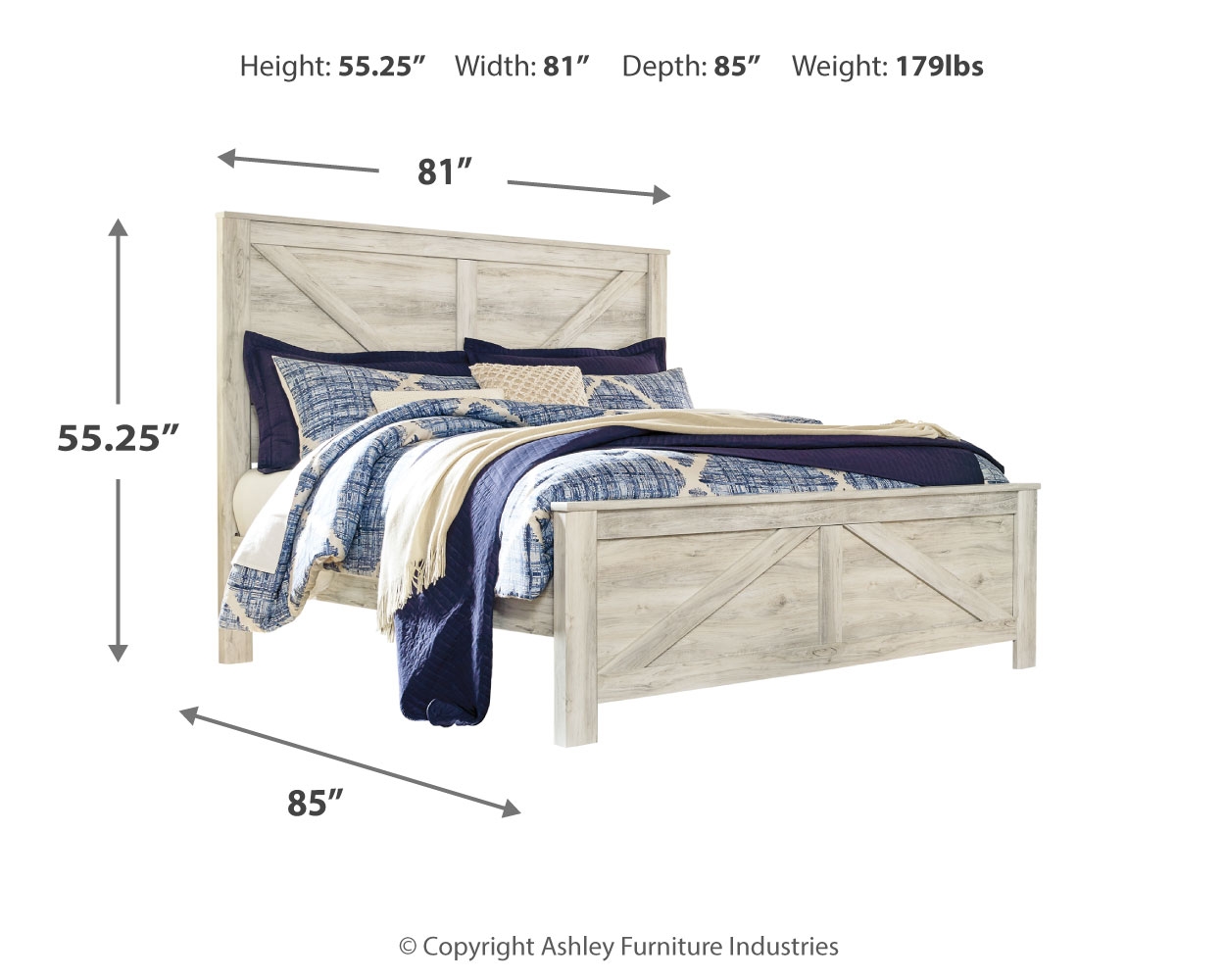 Bellaby - Crossbuck Panel Bed - Image 13