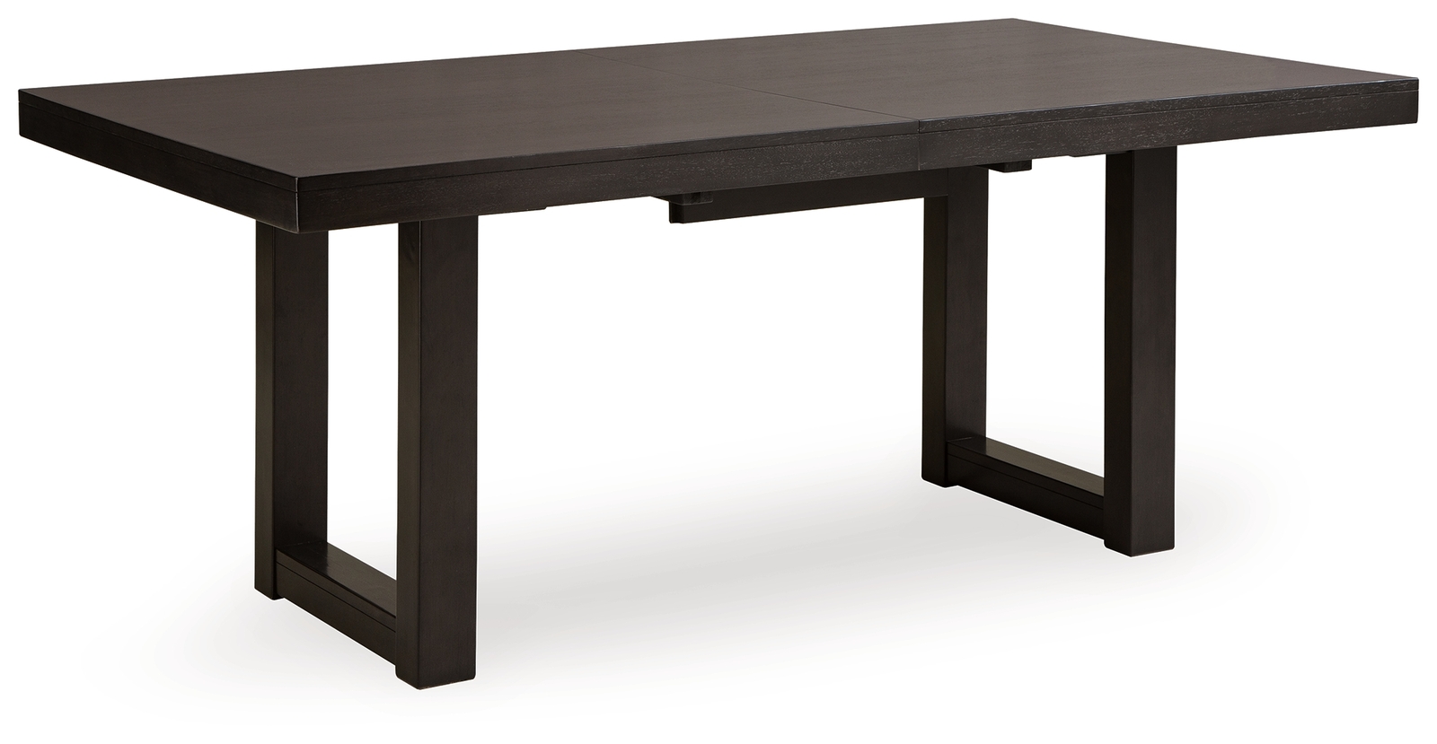 Neymorton - Rectangular Dining Room Butterfly Extension Table - Dark Grayish Brown - Image 3