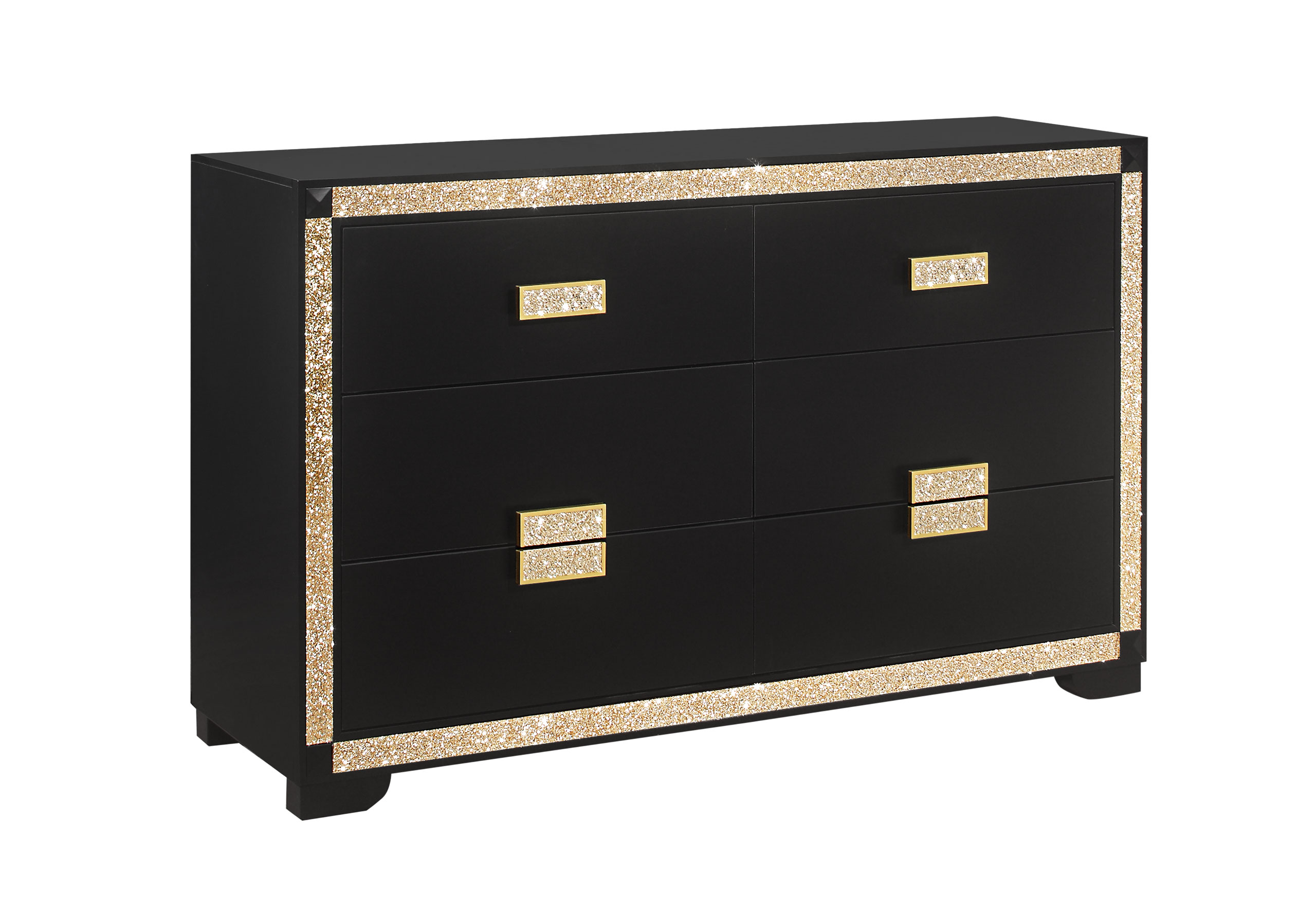 Blake - Dresser - Black / Gold - Image 2