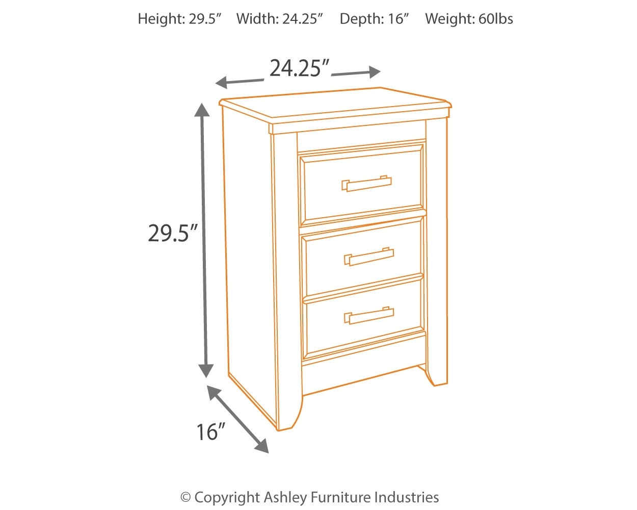 Juararo - Two Drawer Night Stand - Dark Brown - Image 8
