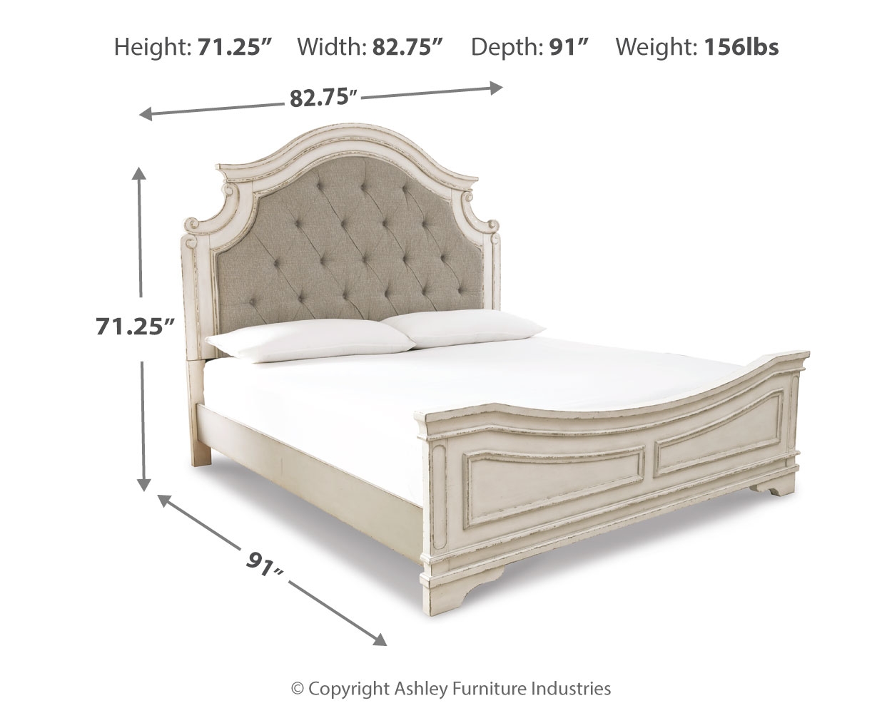Realyn - Upholstered Panel Bed - Image 10