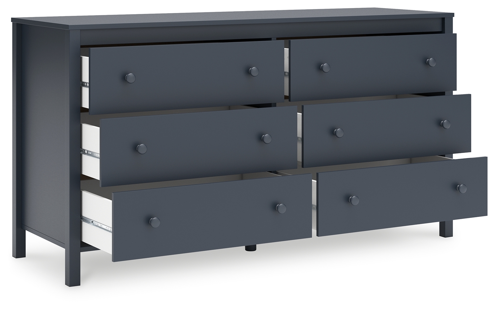 Simmenfort - Six Drawer Dresser - Navy Blue - Image 4