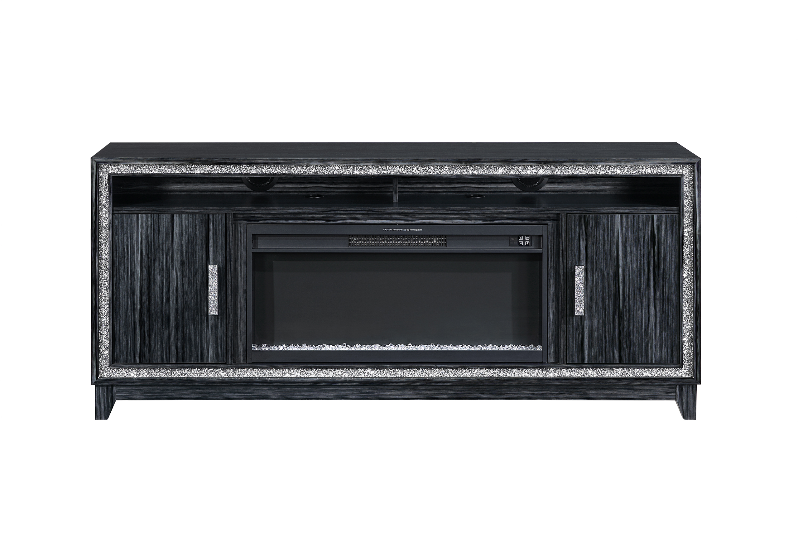 Lily - 72" Entertainment Unit With LED, Speakers, Crystal Inserts - Image 9