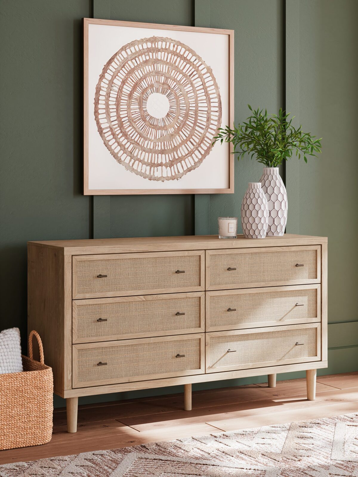 Cielden - Six Drawer Dresser - Two-Tone - Image 2