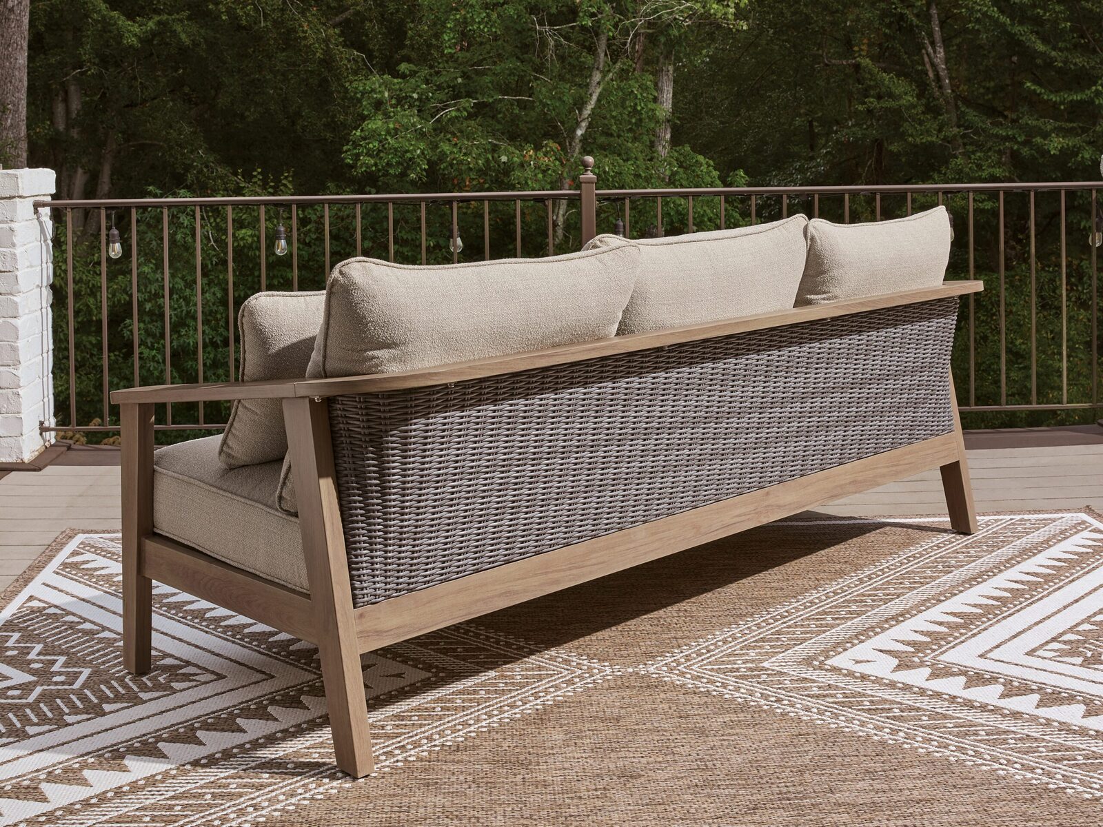 Harmony Headlands - Sofa With Cushion - Natural / Gray - Image 5