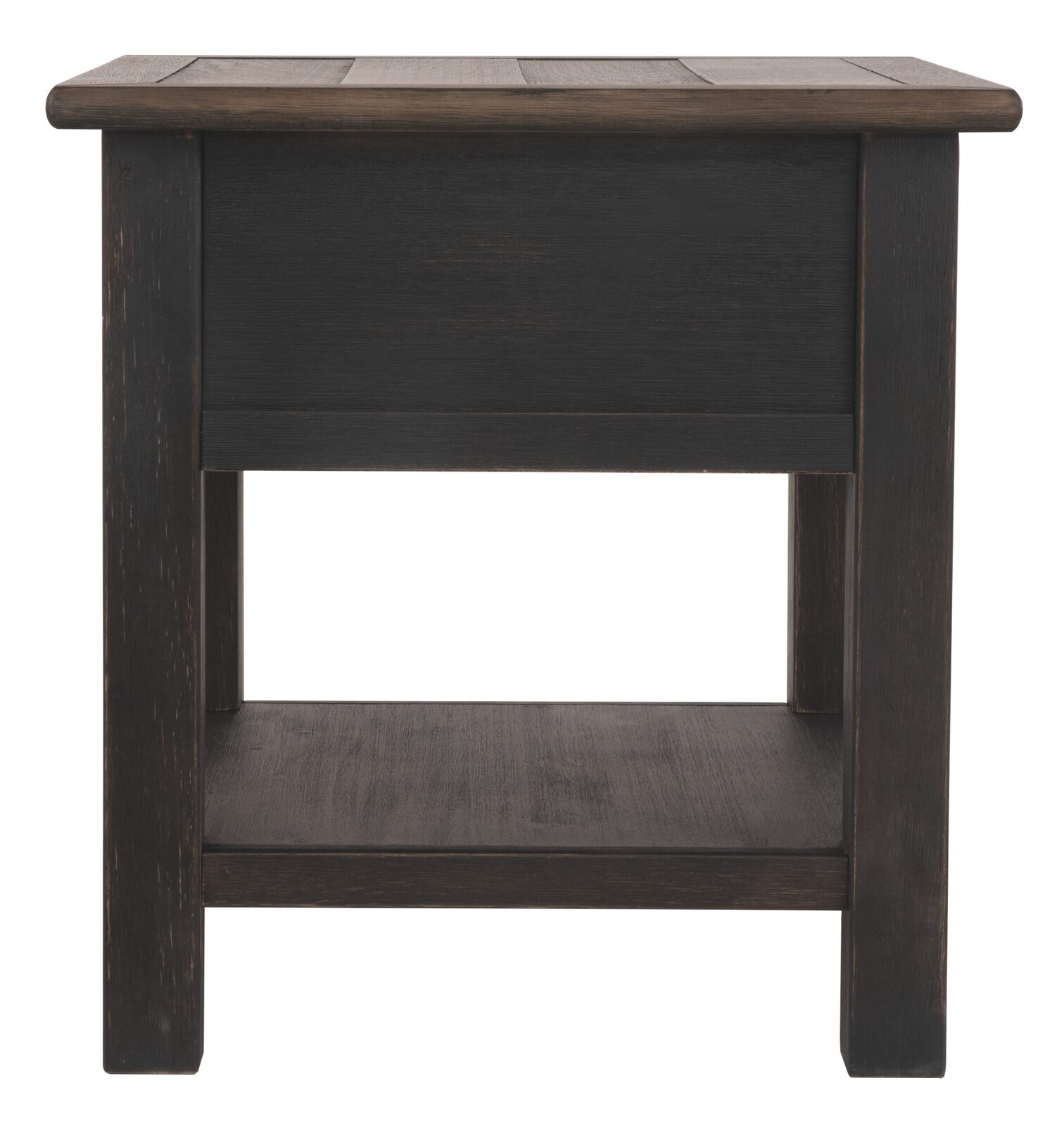 Tyler Creek - Rectangular End Table - Grayish Brown / Black - Image 6